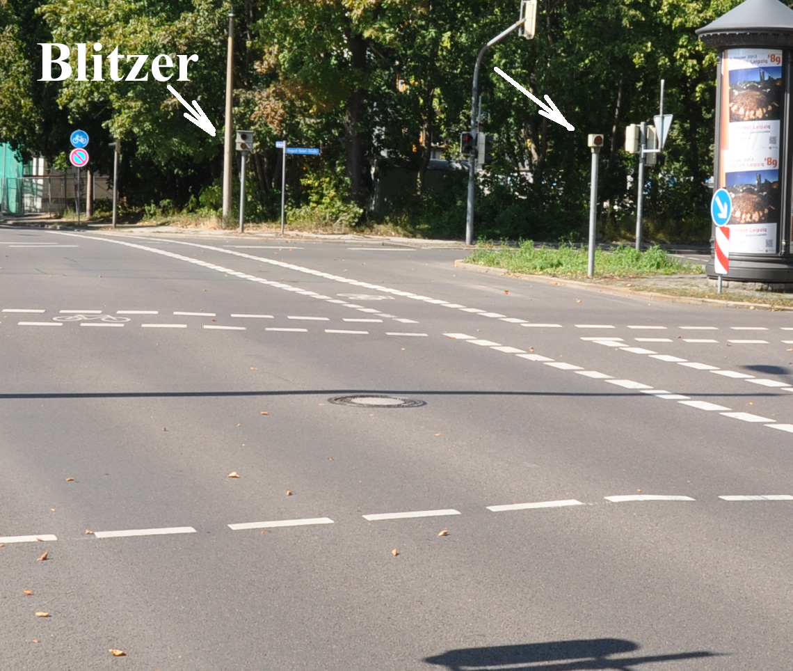 Bild Lichtschranke in Verkehrskontrolle